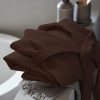 BYFT017590 Orchard Heavy Waffle Adult Bathrobe 300 Gsm Dark Brown Set of 1