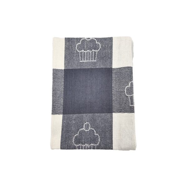 BYFT017605 Orchard Heavy Waffle Kitchen Towel 50 x 70 Cm White Grey 102 Grams A