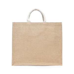 BYFT011430 Acuflex Laminated Jute Tote Bag With Gusset Natural Jute Set of 1 A