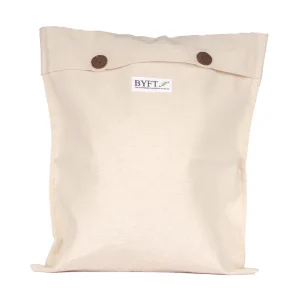 BYFT013979 BYFT Natural Cotton Bag With Coocnut Button Closure