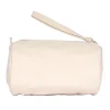 BYFT013981 BYFT Natural Canvas Round Gusset Cosmetic Purse