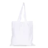 BYFT013992 BYFT White Canvas Flat Tote Bag (Plain)