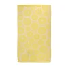 BYFT014494 BYFT Jacquard Beach Towel 86 x 162 Cm 390 Gsm Lemon Cotton Set of 1