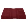 BYFT014538 BYFT Home Castle Bath Sheet 90 x 180 Cm 550 Gsm Maroon 100 Cotton Set of 1