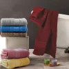 BYFT014538 BYFT Home Castle Bath Sheet 90 x 180 Cm 550 Gsm Maroon 100 Cotton Set of 1 E