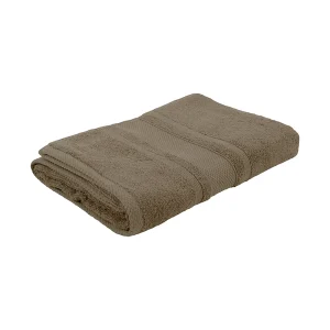 BYFT014540 BYFT Home Castle Bath Sheet 90 x 180 Cm 550 Gsm Beige 100 Cotton Set of 1 A