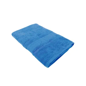 BYFT014543 BYFT Home Castle Bath Towel 70 x 140 Cm 550 Gsm Blue 100 Cotton Set of 1 A