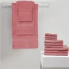 BYFT014547 BYFT Home Castle Bath Towel 70 x 140 Cm 550 Gsm Pink 100 Cotton Set of 1 D