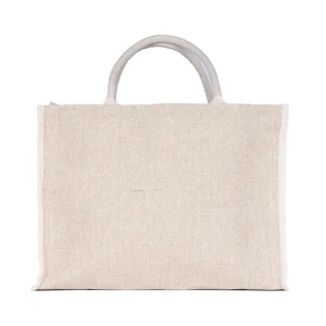 BYFT017622 BYFT Natural Jute bag shopper (Hello Beautiful) Design A