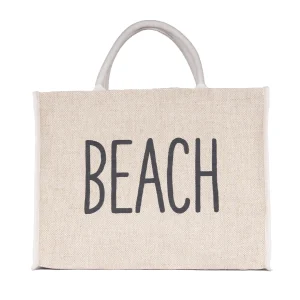 BYFT017623 BYFT Natural Jute bag shopper (Beach) Design