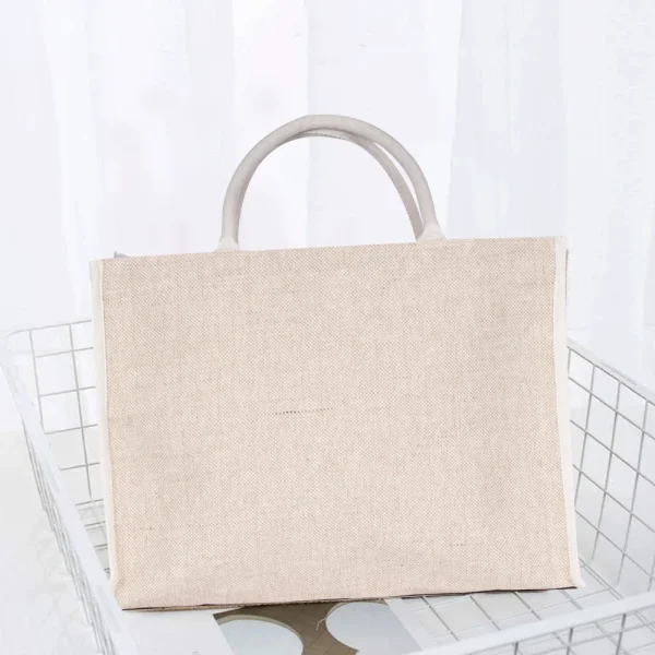 BYFT017625 BYFT Natural Jute bag shopper (Plain) B