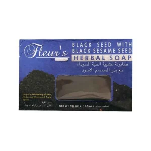 BYFT018011 Fleurs Transparent Blackseed With Sesame Soap 100gm