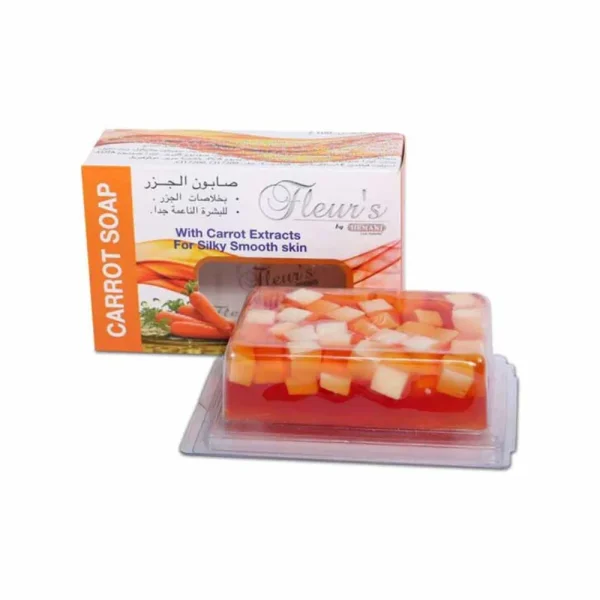 BYFT018012 Fleurs Transparent Carrot Soap 100gm