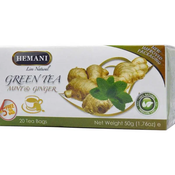 BYFT018065 Green Tea Mint & Ginger 40gm