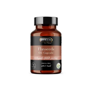 BYFT018108 Hemani Capsules Oil Flaxseed