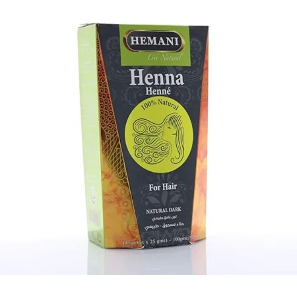 BYFT018192 Henna Natural Dark 100gm new