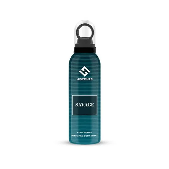 BYFT018624 Hiscents Savage Body Spray 200ml