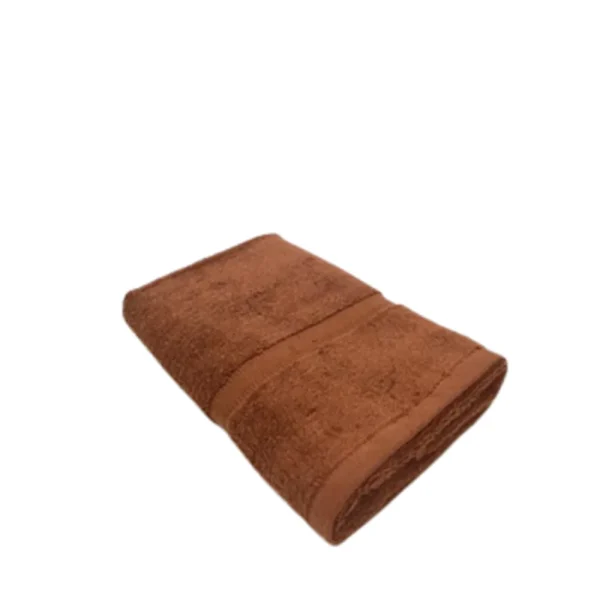 BYFT001858 CAMELLIA Hand Towel Dark Brown Set of 1 A