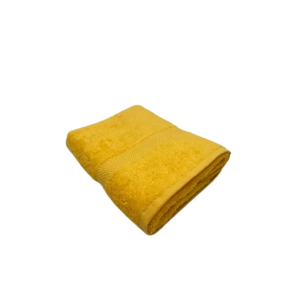 BYFT001877 GARDENIA Hand Towel Yellow Set of 1 A