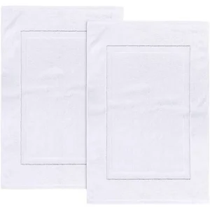 BYFT001933 BYFT IRIS Bath Mat White 900 Gsm Set of 1 A