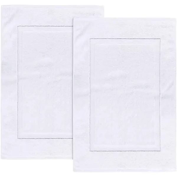 BYFT001933 BYFT IRIS Bath Mat White 900 Gsm Set of 1 A