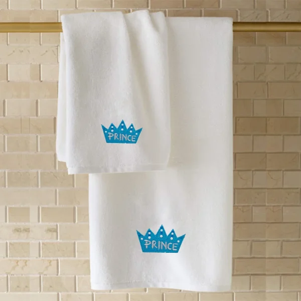 BYFT001993 EMBROIDERED FOR YOU Bath Towel White Set of 1 C