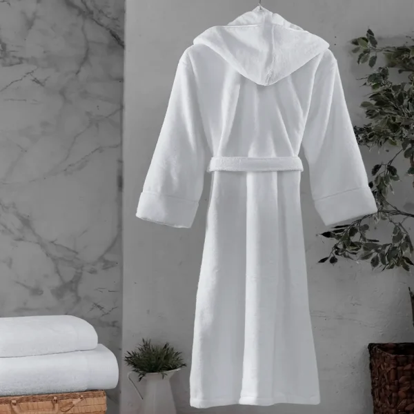 BYFT003356 IRIS BATHROBE White Set of 1 C