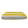 BYFT003395 PETUNIA Beach Towel Yellow & White Set of 1