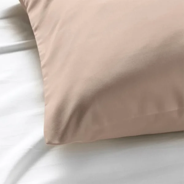 BYFT004775 BYFT Tulip PILLOWCASES Sand 52 x 73 + 12 cm Percale 300 Tc Set of 1 A