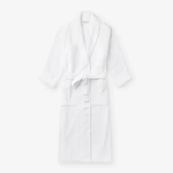 BYFT005580 IRIS Bathrobe White Set of 1 A