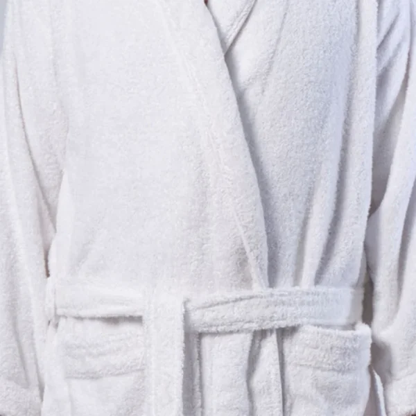 BYFT005580 IRIS Bathrobe White Set of 1 B