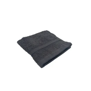 BYFT005602 DAFFODIL WASHCLOTH DARK GREY Set of 1 A