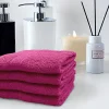 BYFT005603 DAFFODIL WASHCLOTH FUCHSIA PINK Set of 1 C