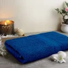 BYFT005623 DAFFODIL HAND TOWEL ROYAL BLUE Set of 1 C