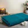 BYFT005624 DAFFODIL HAND TOWEL TURQUOISE BLUE Set of 1 C