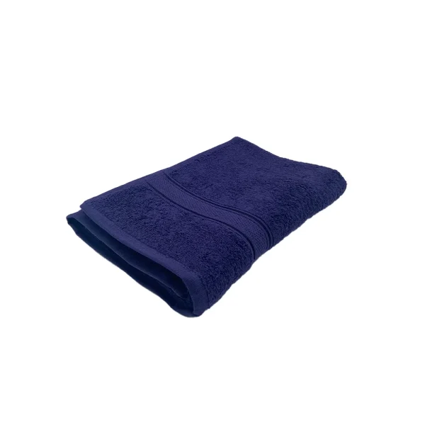 BYFT005656 DAFFODIL BATH TOWEL NAVY BLUE Set of 1 A