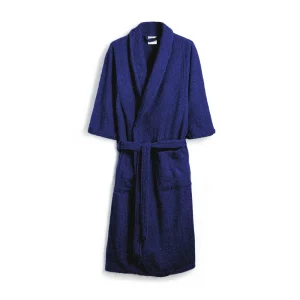 BYFT005661 DAFFODIL BATHROBE NAVY BLUE Set of 1