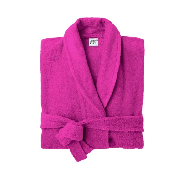 BYFT005662 DAFFODIL BATHROBE FUCHSIA PINK Set of 1 A