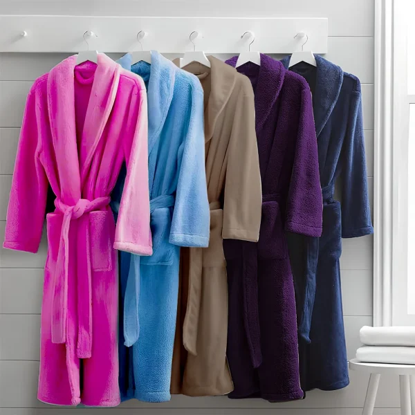 BYFT005662 DAFFODIL BATHROBE FUCHSIA PINK Set of 1 D