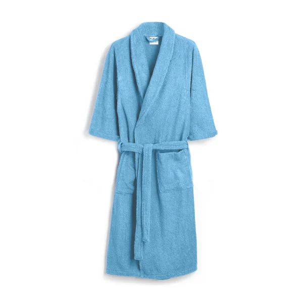 BYFT005664 DAFFODIL BATHROBE LIGHT BLUE Set of 1