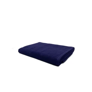 BYFT005666 IRIS BATH SHEET NAVY BLUE Set of 1 B