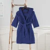 BYFT006548 DAFFODIL BATHROBE NAVY BLUE Set of 1 C