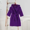 BYFT006565 DAFFODIL BATHROBE PURPLE Set of 1 C