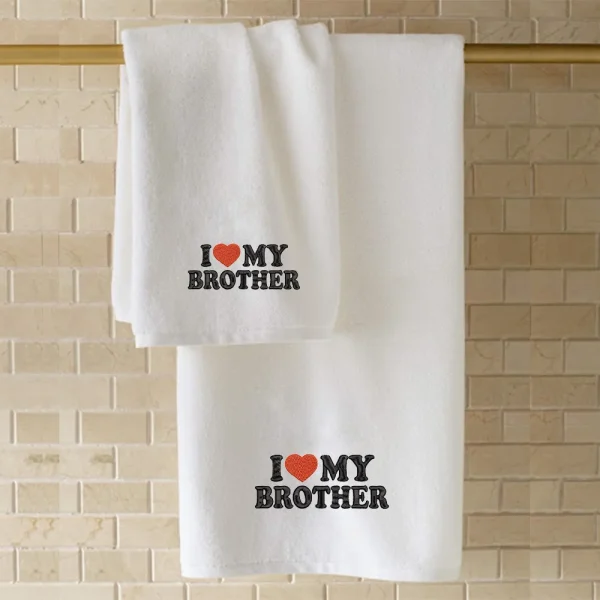 BYFT007777 EMBROIDERED FOR YOU Bath Towel White Set of 1 C