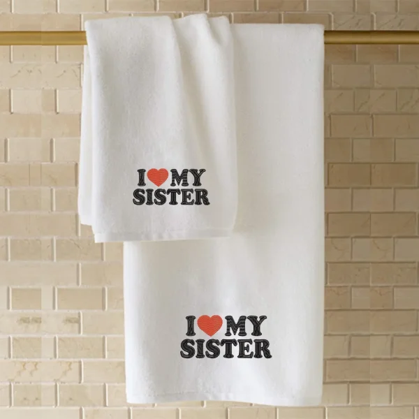 BYFT007779 EMBROIDERED FOR YOU Bath Towel White Set of 1 C