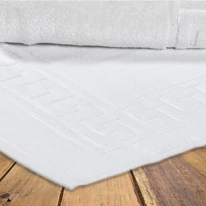 BYFT007870 BYFT Magnolia Hand Towel 50 x 100 Cm 600 Gsm White G Dobby 100% Cotton Set of 1 C
