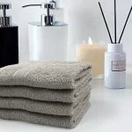 BYFT007920 DAFFODIL WASHCLOTH LIGHT GREY Set of 24 C
