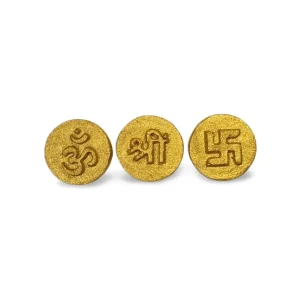 BYFT008073 POOJA ESSENTIALS OM SWASTIK SHRI ASSORTED Set of 15 B