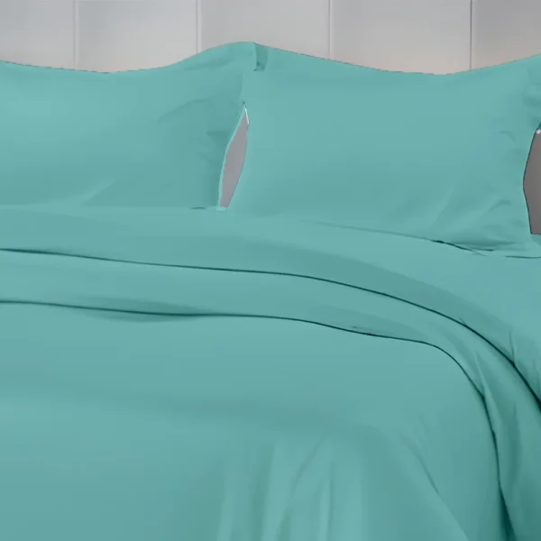 BYFT008098 BYFT TULIP Single Duvet Cover Sea Green Set of 1 A