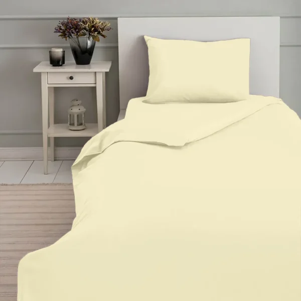 BYFT008100 BYFT TULIP Single Duvet Cover Cream Set of 1 C